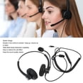 thumbnail image 3 of Wired Telephone Headset, Adjustable Headband in Line Control Noise Reduction Binaural Business Headphone Soft Ear Cushions with 330 Degree Mic for Call Center RJ Plug,Single 3.5mm, 3 of 7