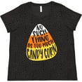 thumbnail image 3 of Inktastic Halloween No Such Thing As Too Much Candy Corn Women's Plus Size T-Shirt, 3 of 5