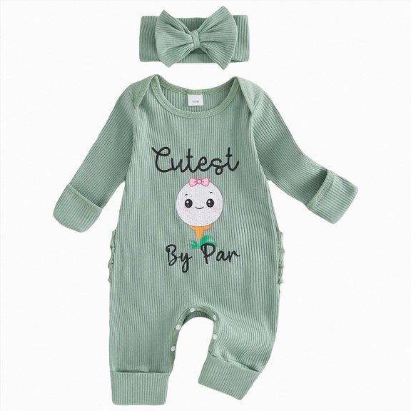 Newborn Preemie Boys Girls Underwear Pajamas Rompers Home Clothes Girls And Boys Romper Long Sleeve Cotton Baby Clothes Newborn Outfit Green Bodysuit Baby Gift