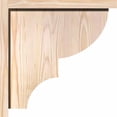 thumbnail image 3 of 5 1/2"W x 14"D x 14"H Ridgewood Smooth Corbel w/Backplate, Douglas Fir, 3 of 9