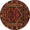 thumbnail image 1 of Ahgly Company Indoor Round Persian Orange Traditional Area Rugs, 7' Round, 1 of 1