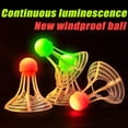 thumbnail image 2 of 1pcs Glow-In-The-Dark Windproof Glowing Badminton Balls Super Durable Plastic Nylon With Lights red, 2 of 6