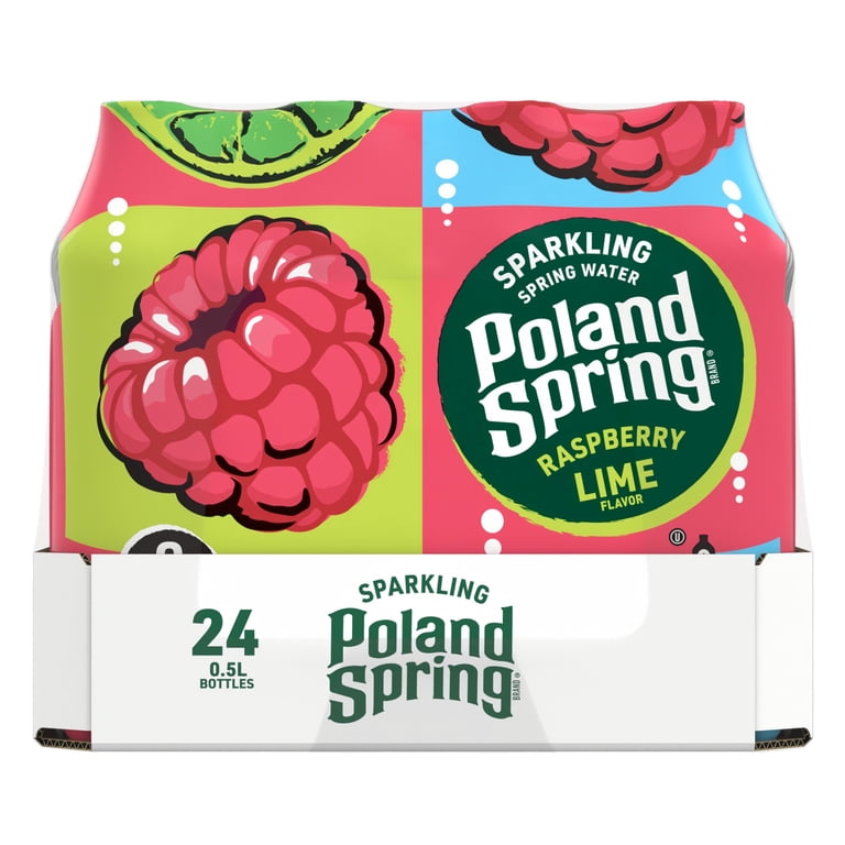Poland Spring Sparkling Water, Raspberry Lime, 24 Pack photo 5