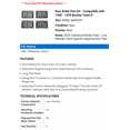 thumbnail image 2 of Rear Brake Pad Set - Compatible with 1988 - 1998 Bentley Turbo R - Dynamic Friction, 2 of 2