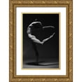 thumbnail image 1 of Levi, Avshalom 17x24 Gold Ornate Wood Framed with Double Matting Museum Art Print Titled - Dance Body  5, 1 of 4