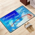 thumbnail image 3 of XMXY Hand Write Marker Area Rugs Doormat Outdoor Entrance, Facecloth Non-slip Floor Mat Rug for Living Room Kitchen Sink Area Indoor,72"x48", 3 of 9