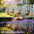 thumbnail image 3 of Solar Garden Lights Outdoor, 4 Pack Firefly Swaying Lights, Waterproof Garden Decor for Yard Patio Pathway Lawn, Gardening Gifts for Women Christmas Decoration, 3 of 10