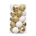 thumbnail image 2 of 25PCS Velvet Christmas Ball Ornaments - 2.36 Inch Flocked Shatterproof Xmas Tree Decorations for Holiday, Wedding & Party Decor, 2 of 3