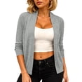 thumbnail image 6 of Gytharion Women's Cardigan Sweaters Open Front Long Sleeve Knit Cardigans with Side Pockets Spring and Fall Sweater Cardigans, 6 of 8