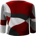 thumbnail image 5 of Chemises à Manches Longues pour les Femmes Mode Mignon Sortir Tops Tunique Décontracté Grande Taille Confortable Sweat-Shirt Col Rond Vêtements Esthétiques, 5 of 5
