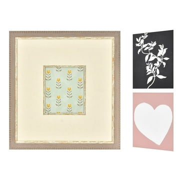 Beautiful Beautiful 3-Piece Floral and Heart Print Set 14.5" x 15.5" by Drew Barrymore