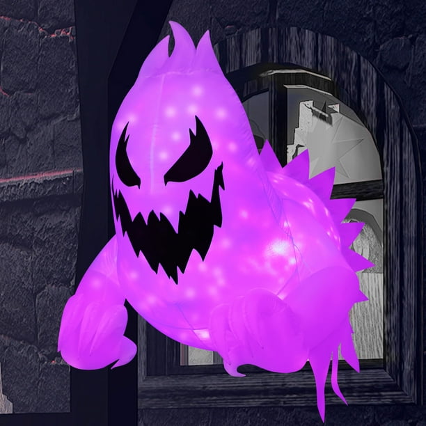 Fantasma hinchable para Halloween, decoración exterior, 1,4 m, Joiedomi