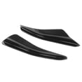 thumbnail image 4 of Bumper Fin, Left Right Aggressive Front Bumper Canard Weather Resistant Pair  For Modification Glossy Black,Carbon Fiber Style, 4 of 8