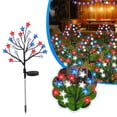 thumbnail image 4 of dajkiuy 4th of July Decorations Solar Garden Lights, Red White and Blue Lights Outdoor Decorations, Patriotic Decorations Lights for Memorial Day Garden Yard Pathway Grave, 4 of 9