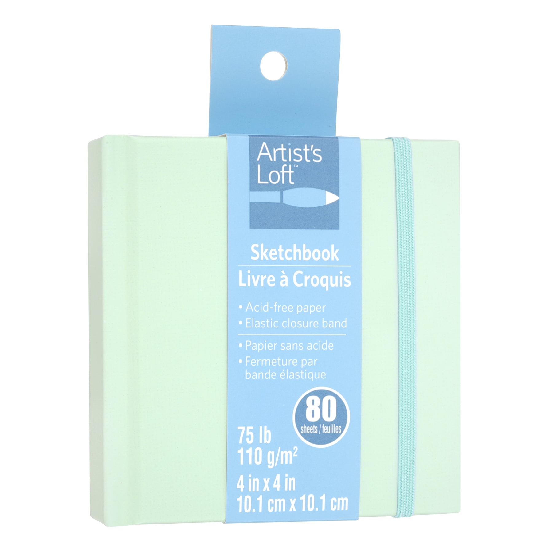 Artist's Loft Sketchbook, 4" x 4", 12 Pack