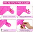 thumbnail image 7 of Hot Pink Drunk in Love Balloon Banner Kit - 15pcs (16in) - Bachelorette Party Decor - Women's Wedding & Bridal Shower - Self-Inflating Foil Balloons, 7 of 7