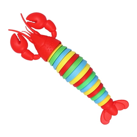 10 Inch Lobster Decompression Sensory Toy 3D Anxiety Hand Toy Fingertip Top Table Decoration