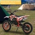 thumbnail image 4 of 49CC 2-Stroke Dirt Bike for Adults & Kids, Kids Dirt Bike, Mini Bike Gas Powered, Gas Power Motocross, Off Road Mini Motorcycle, Gas Dirt Bike Load 330Lbs, 4 of 11