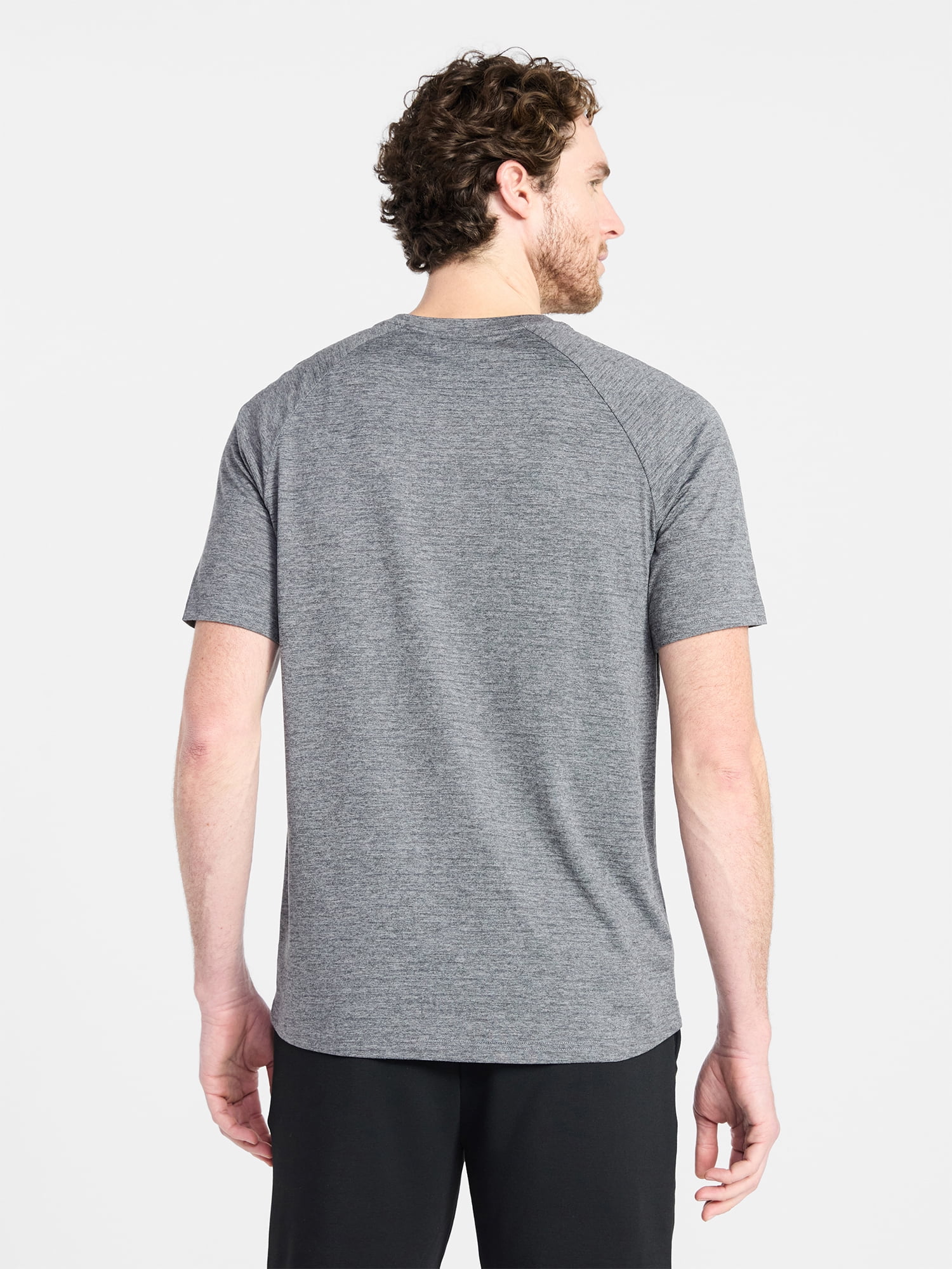 Athletic Works Men's and Big Men's Stripe Jersey Tee with Short Sleeves, Sizes XS-4XLT