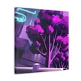 thumbnail image 2 of Lilac Pop Art Bloom - Canvas, 2 of 10