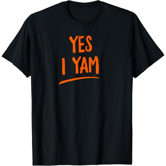 She's My Sweet Potato Yes I yam T Shirt T-ShirtMen's and women's short-sleeved pure cotton shirts