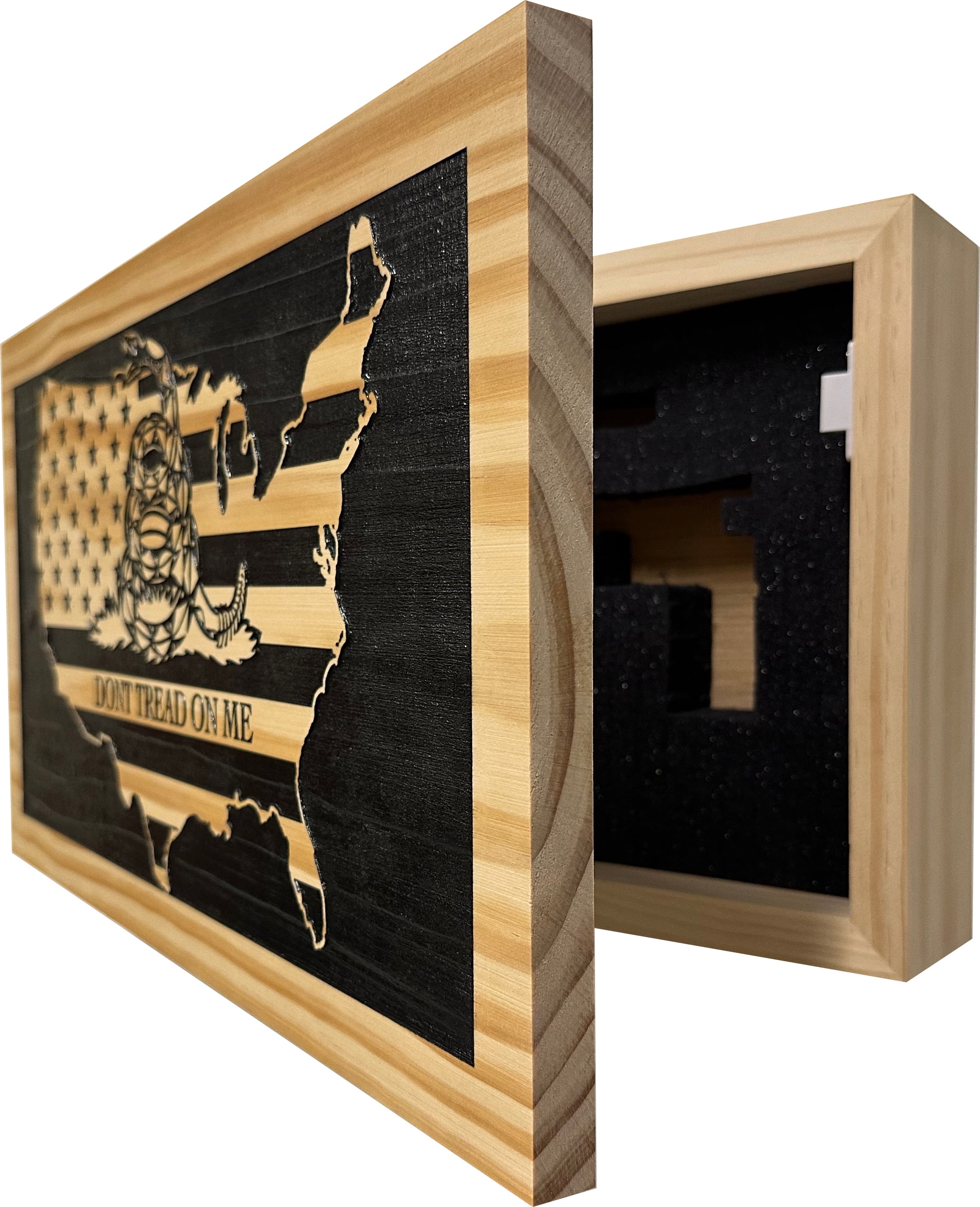 DONT TREAD ON ME Hidden Storage Cabinet (Union) by Bellewood Designs