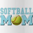thumbnail image 2 of CafePress - Softball MOM Stainless Water Bottle 1 - Stainless Steel Water Bottle, Sports Bottle, 1.0L, 2 of 5
