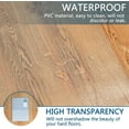 thumbnail image 4 of Futurwit Chair Mat for Hardwood Floor, 46” x 72” Large Office Chair Mats, Transparent Floor Protector Mat, Easy Glide Desk Floor Mat for Home Office, Easy to Clean (Rectangle), 4 of 7