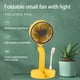 thumbnail image 4 of Campana Para Cocina Folding Retractable Fan With LED Lights, Mini Fan Portable Small Usb Rechargeable Fan Outdoor, 4 of 8