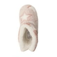 thumbnail image 4 of Jessica Simpson Girls Fuzzy Comfy Plush Memory Foam Star Booties Anti-Slip House Slipper Shoe, 4 of 6