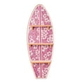 thumbnail image 5 of American Art Decor Kona Coast by Reyn Spooner Biscus Bounth Earth Red Surfboard Printed Wall Shelf - 13" x 35", 5 of 6