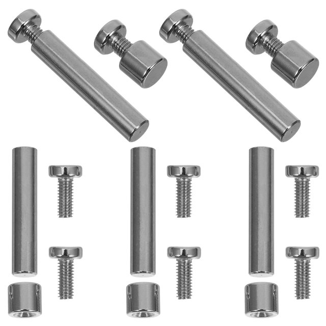 AURARMLET 5Jgo Tornillos De Montaje Standoff De Hierro Para Marcos Y Fijación En Pared