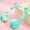 Green, variant on Cat's Ears (Steamed Cat-ear Shaped Bread) Headset Gradient LED Light Cat's Ear Retractable Cute Gift Wireless Headset. Valentines'Gift, Gift for Him.
