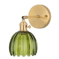 thumbnail image 5 of Vintage Wall Sconce Wall-Mounted Floral Wall Light Green E26 Bulb(Not Included), 5 of 10