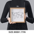 thumbnail image 2 of Travel Adventure Archive Shadow Box for Memories,8x8 Inch Concert Travel Ticket Stub Memory Top Loading Shadow Keepsake Box with Slot On Top,Life in a Shadow Box Travel Gift Frame(Wood, 8x8), 2 of 7