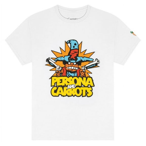 Carrots By Anwar Carrots Men's X Persona Wild Wild West Tee T-Shirt (Small, White)