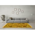 thumbnail image 3 of Ahgly Company Machine Washable Indoor Rectangle Southwestern Yellow Country Area Rugs, 2' x 3', 3 of 4