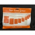 thumbnail image 2 of Orange Paper Lantern Garland 12Ft, 2 of 3