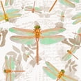 thumbnail image 3 of Lavoie, Tina 12x12 Black Modern Framed Museum Art Print Titled - Vintage Botanicals Dragonfly Pattern Copper, 3 of 5
