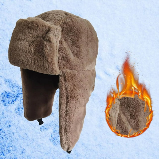 Chapeaux Automne Hiver Chapeau Polyvalent pour Femmes Protection des Oreilles Épais Résistant au Froid Chapeau Lei Feng