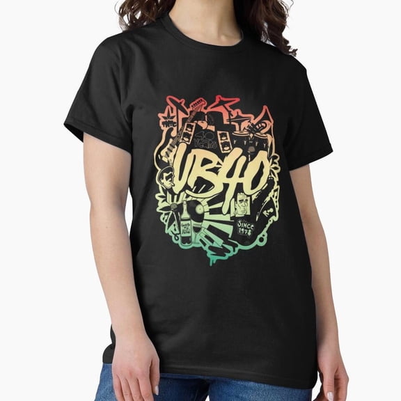 UB40 Band Retro Music Tribute Classic Album Inspired Art Unisex T-Shirt up to size 5XL