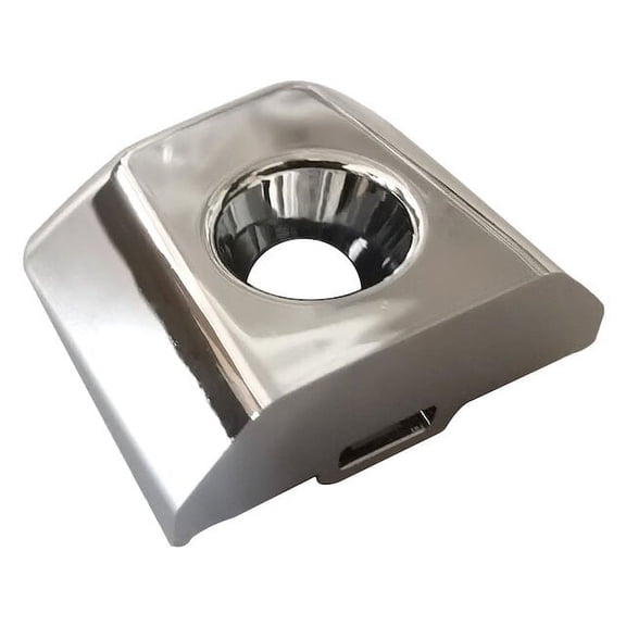 Front Left Driver Side Door Handle Cover Key Hole Bezel - Chrome - Compatible with 2004 - 2015, 2017 - 2018 Nissan Titan 2005 2006 2007 2008 2009 2010 2011 2012 2013 2014