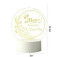 thumbnail image 3 of TERGAYEE Mothers Day Gifts,Mom Birthday Gifts Engraved Acrylic Night Light with Warm Words,Unique Heart Night Lamp Present, 3 of 6