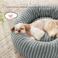 thumbnail image 3 of Cama para perro MIXJOY Donut acogedora lavable con funda removible gris, 3 of 7