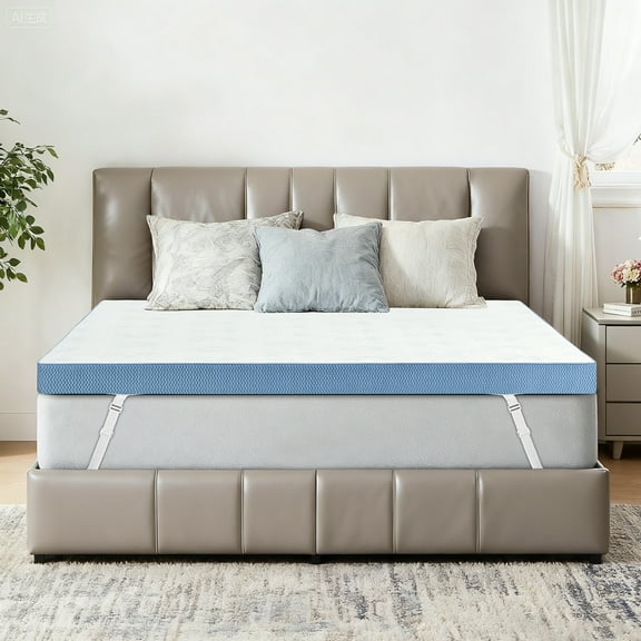 3inch Firm Mattress Topper, Bed Topper, Pressure Relief, Removable Soft Cover CertiPUR-US Certified