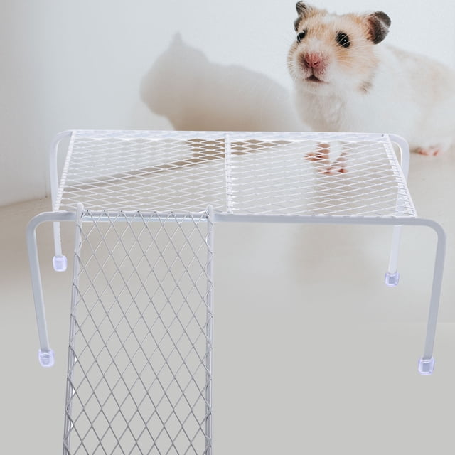 HONMEET 1Jgo Accesorio Para Rutin Chicken Con Plataforma Divertida De Inoxidable Para Mascotas Pequeñas