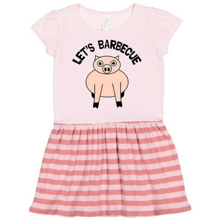 

Inktastic Let s Barbecue Pig Gift Toddler Girl Dress