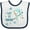 White and Navy, variant on Inktastic Let It Snow Snowman Boys or Girls Baby Bib