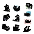 thumbnail image 3 of 10 Piezas Marcador de Páginas Gato Clips para Libros Separadores con Ilustraciones Bonitas Antideslizantes Adecuado para Profesores Lectores Oficina Librería 5cm, 3 of 9