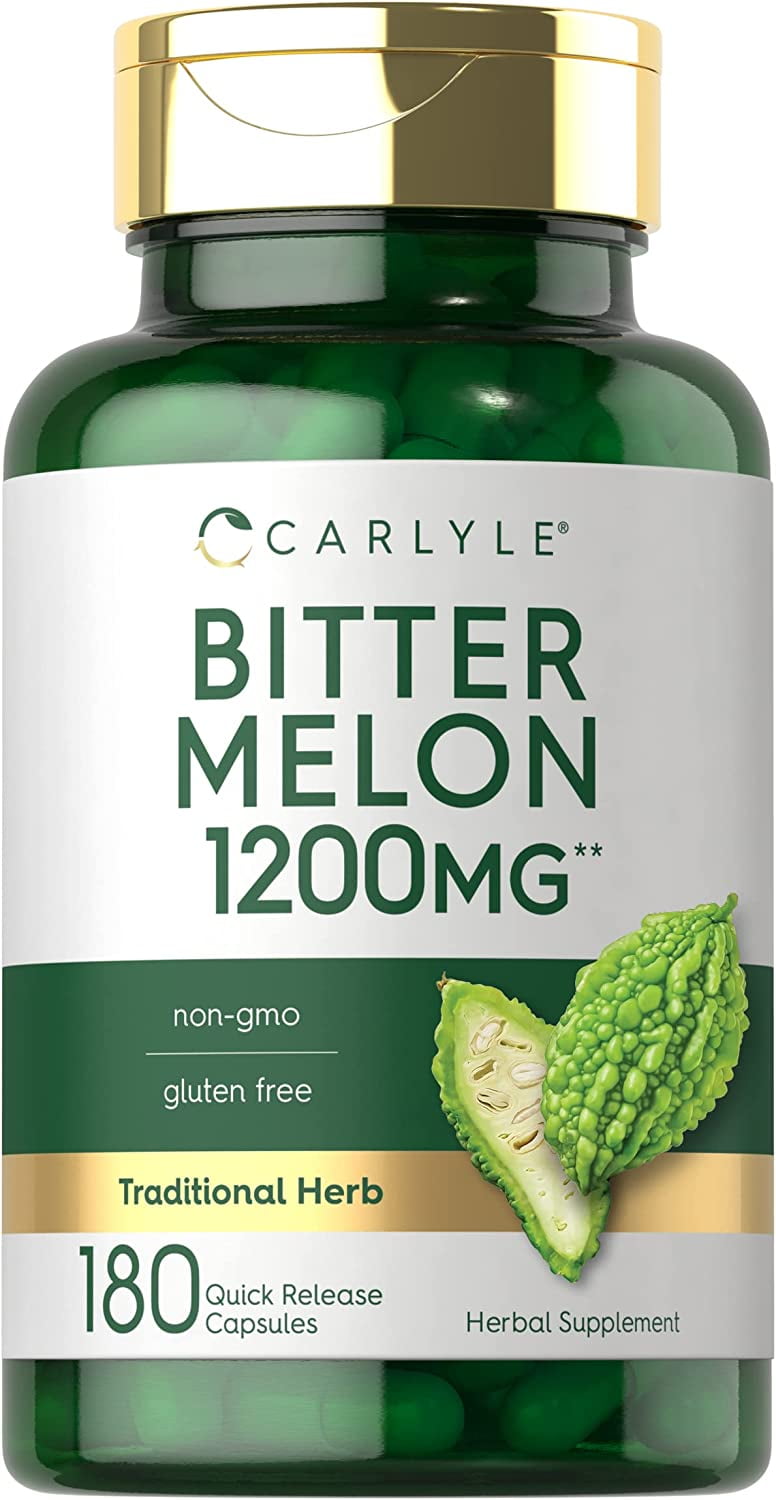 Bitter Melon Extract 180 Capsules by Carlyle